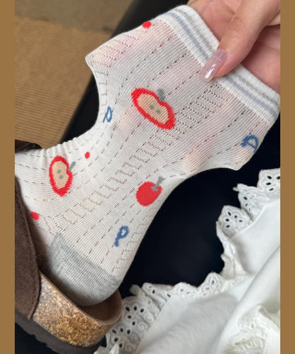 Unisex Mid Calf Sokker Jacquard Design 3