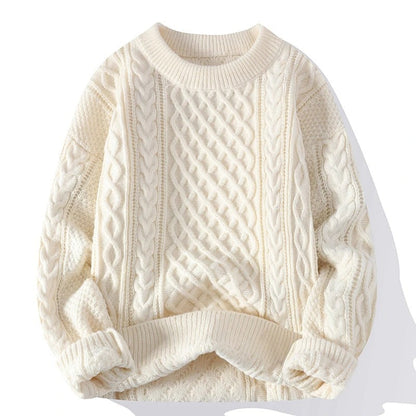 Unisex O-Neck Knitted Sweater 1