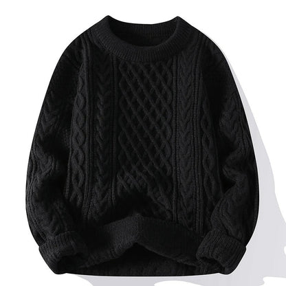 Unisex O-Neck Knitted Sweater 3