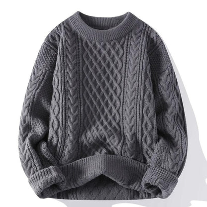Unisex O-Neck Knitted Sweater 6