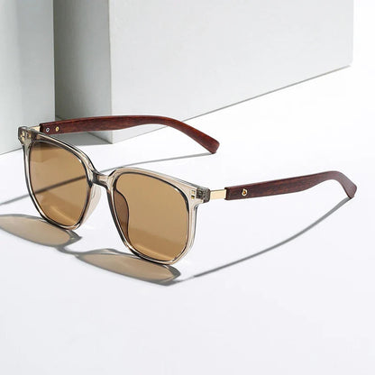 Unisex Overdimensionerede Solbriller med Vintage Stil 0