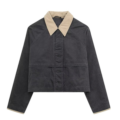 Unisex Oversized Arbejdsjakke Boxy Stil 0
