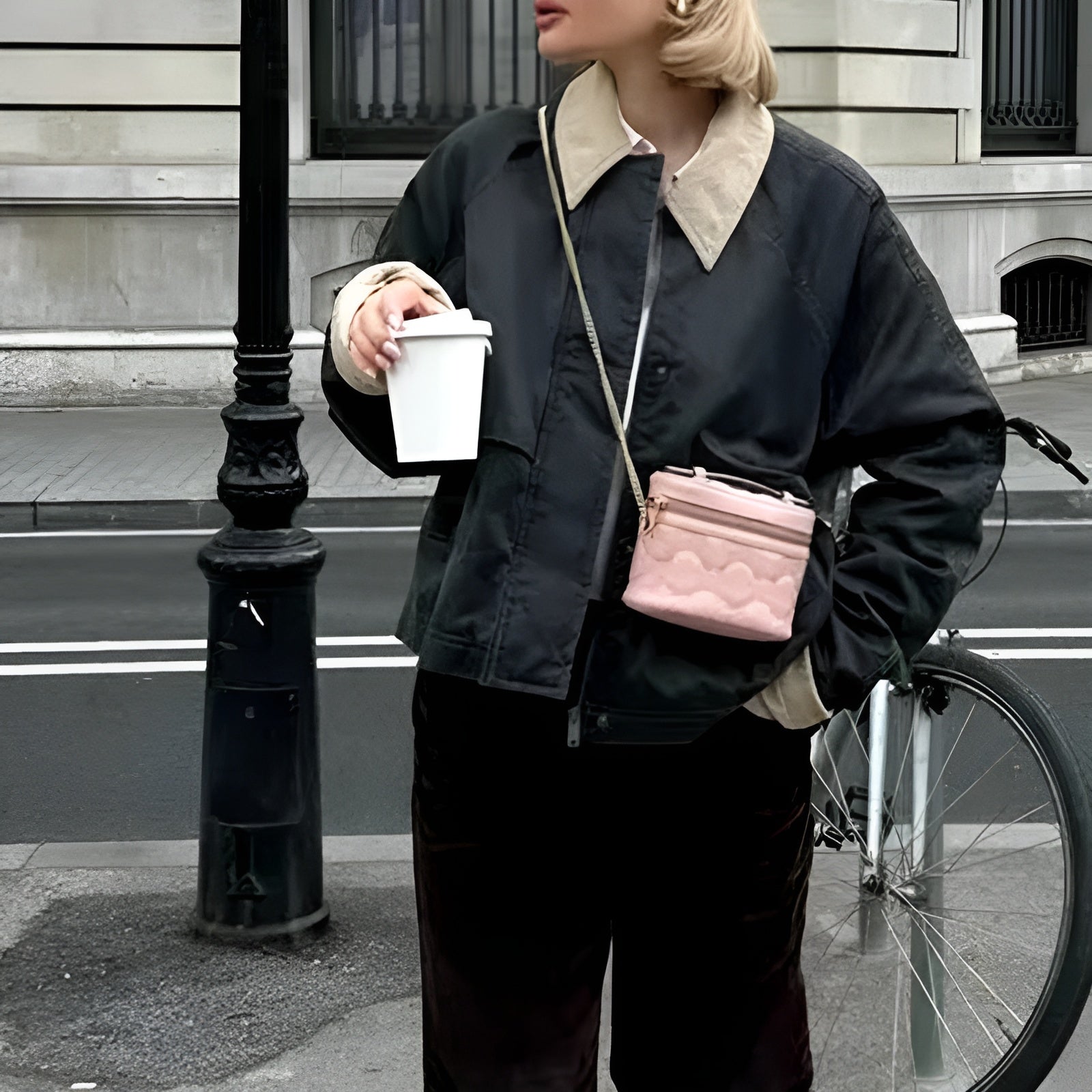 Unisex Oversized Arbejdsjakke Boxy Stil 1