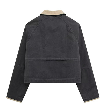 Unisex Oversized Arbejdsjakke Boxy Stil 3
