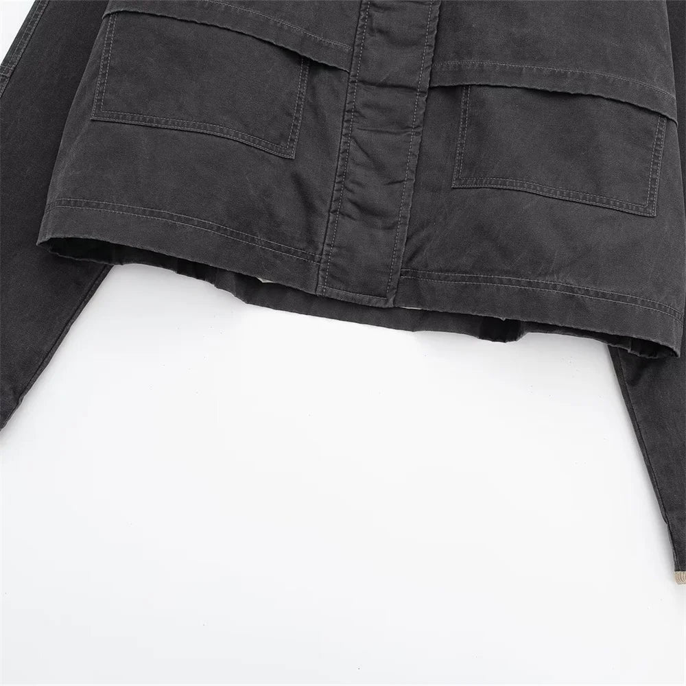 Unisex Oversized Arbejdsjakke Boxy Stil 7