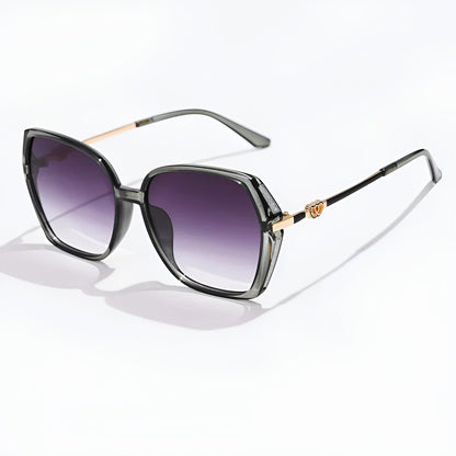 Unisex Oversized Sunglasses with Gradient Lenses 2