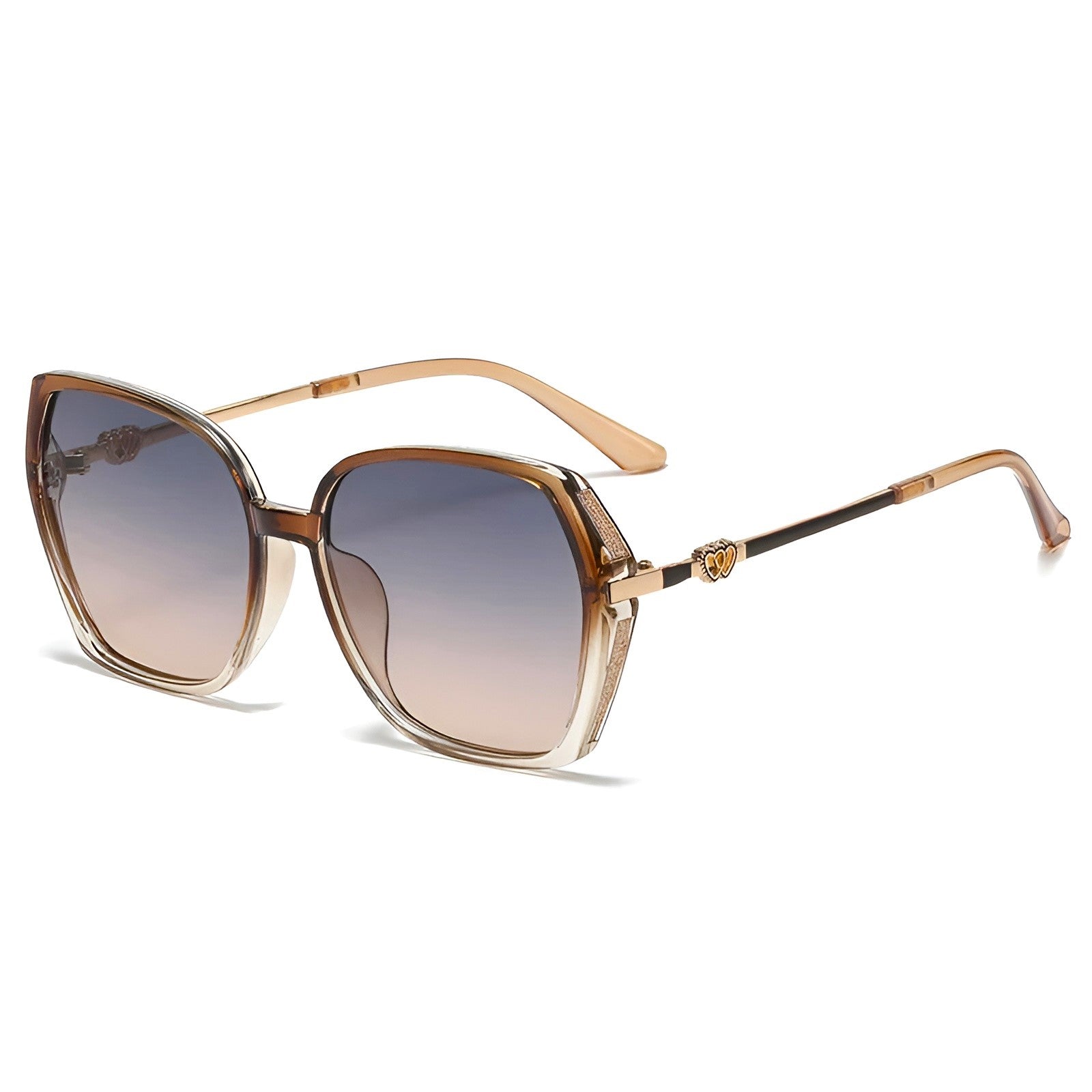 Unisex Oversized Sunglasses with Gradient Lenses 3