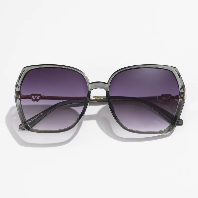 Unisex Oversized Sunglasses with Gradient Lenses 4