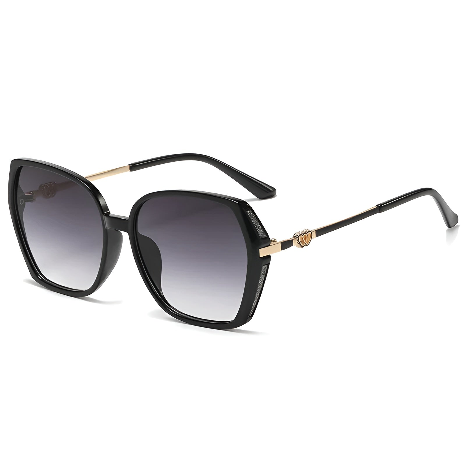 Unisex Oversized Sunglasses with Gradient Lenses 7