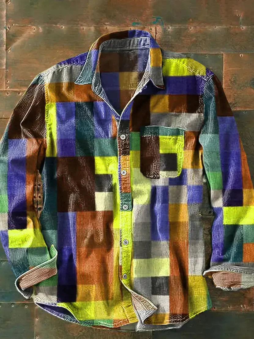 Unisex Polo Skjorte Vintage Casual Stil 3