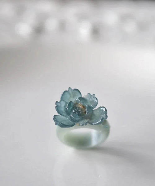 Unisex Ring Klassisk Design med Lotusmotiv 0