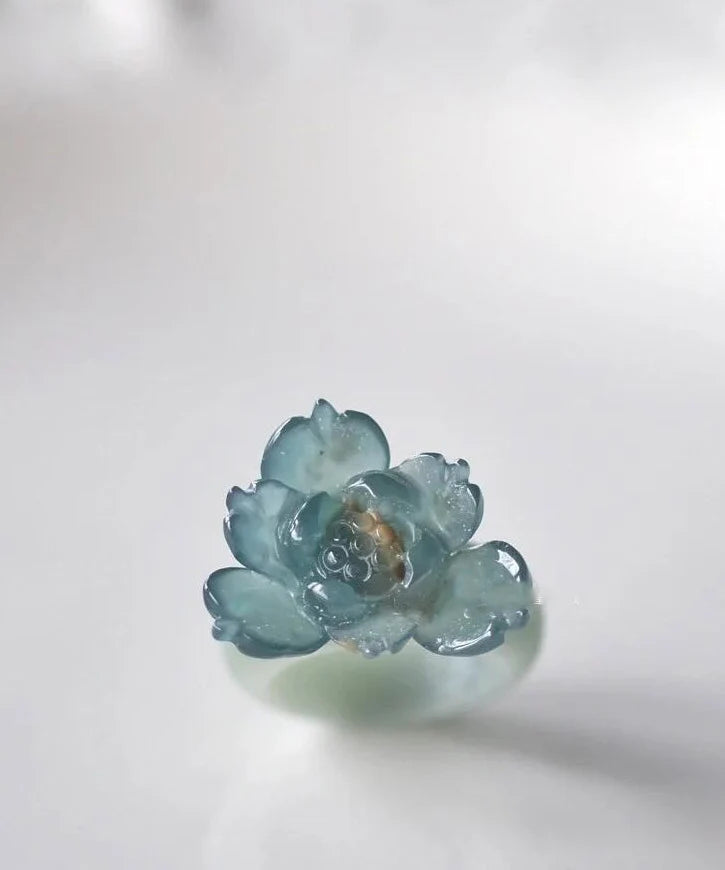 Unisex Ring Klassisk Design med Lotusmotiv 2