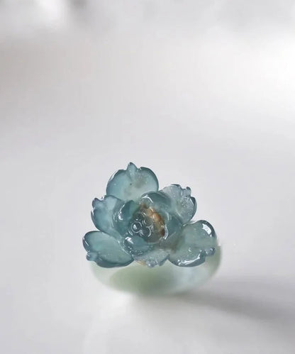 Unisex Ring Klassisk Design med Lotusmotiv 2