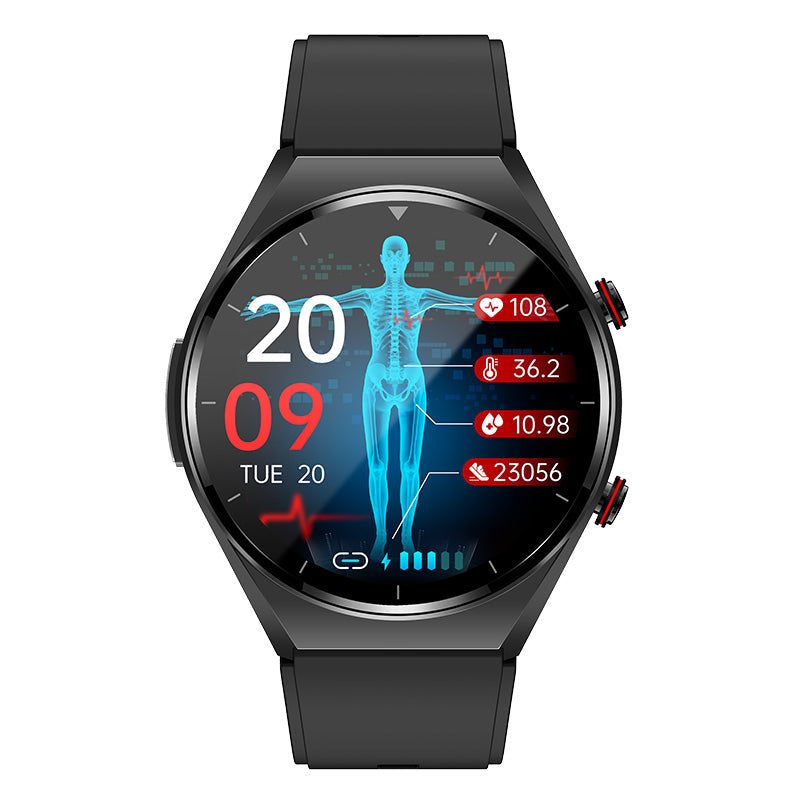 Unisex Smartwatch med EKG og Blodsukkerfunktion til Sundhedsovervågning 1