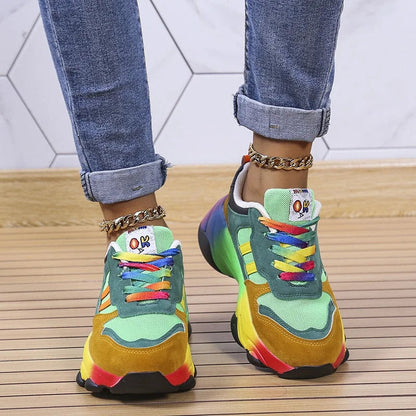 Unisex Sneakers Farverigt Design Komfortabel og Fleksibel 6