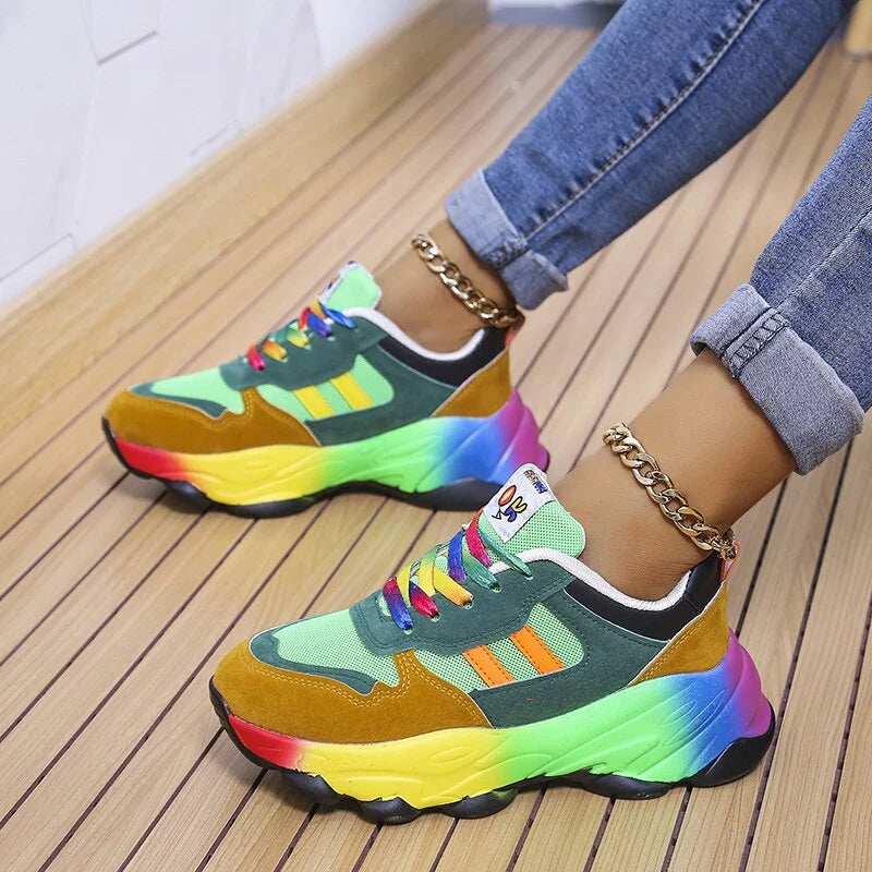 Unisex Sneakers Farverigt Design Komfortabel og Fleksibel 9