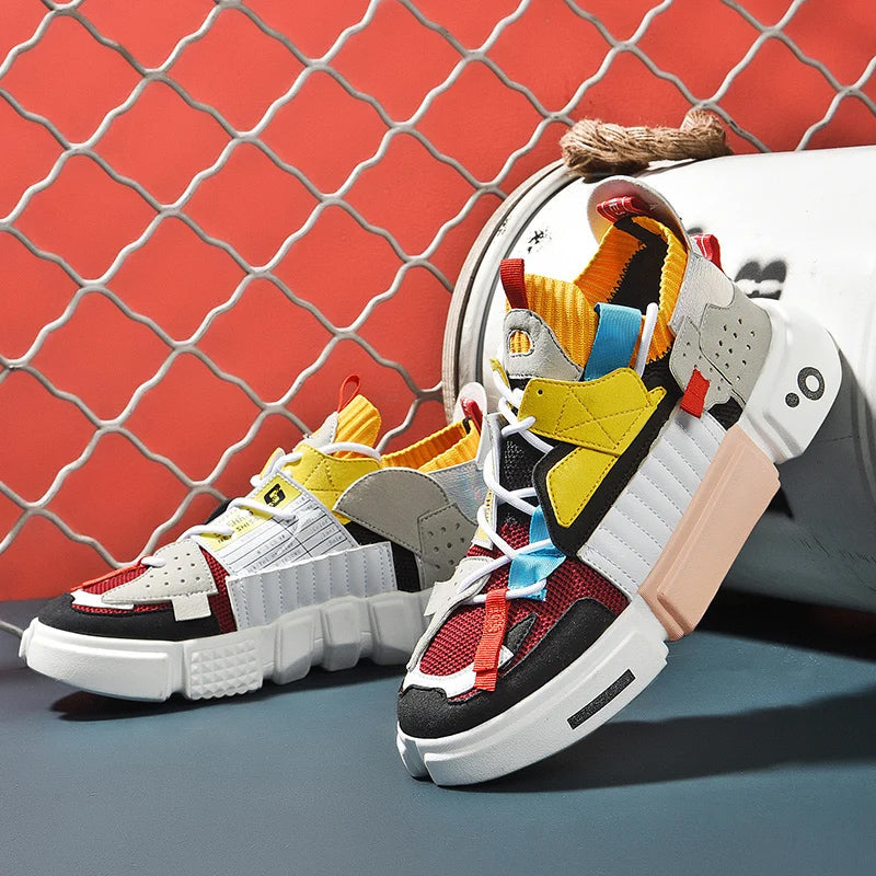 Unisex Sneakers Moderne Design Slankt 6