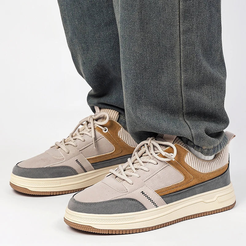 Unisex Sneakers Patchwork Retro Style 1