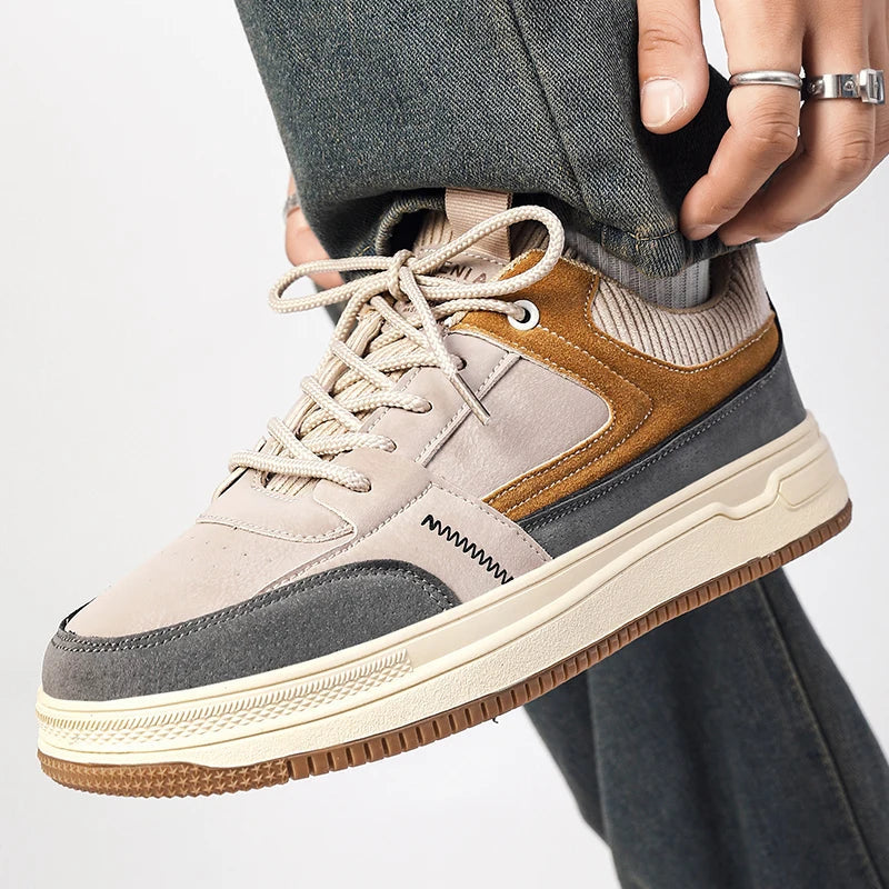 Unisex Sneakers Patchwork Retro Style 3
