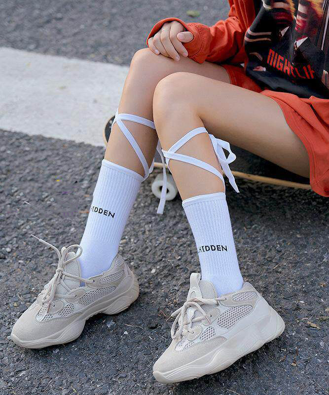 Unisex Sokker med Krydsremme i Japansk Stil Casual 3