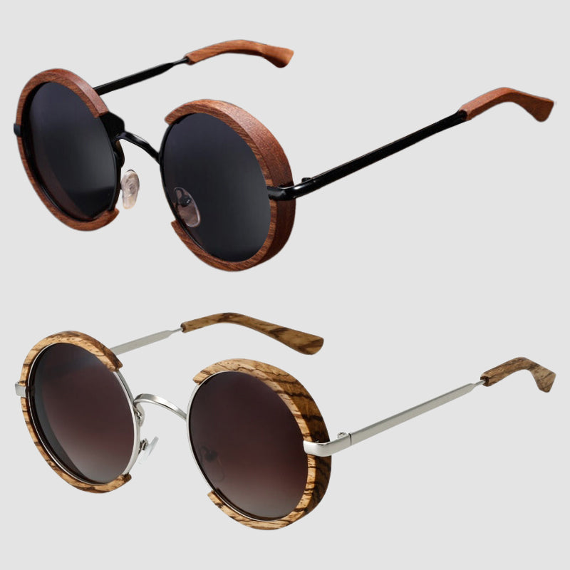 Unisex Solbriller Rund Vintage Stil 3