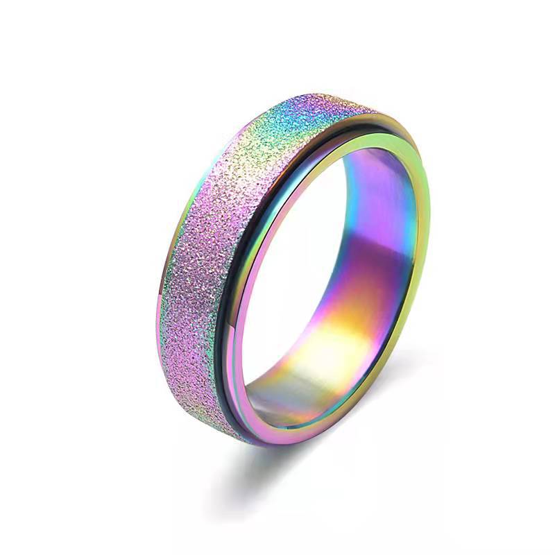 Unisex Spinner Ring Moderne Design 0