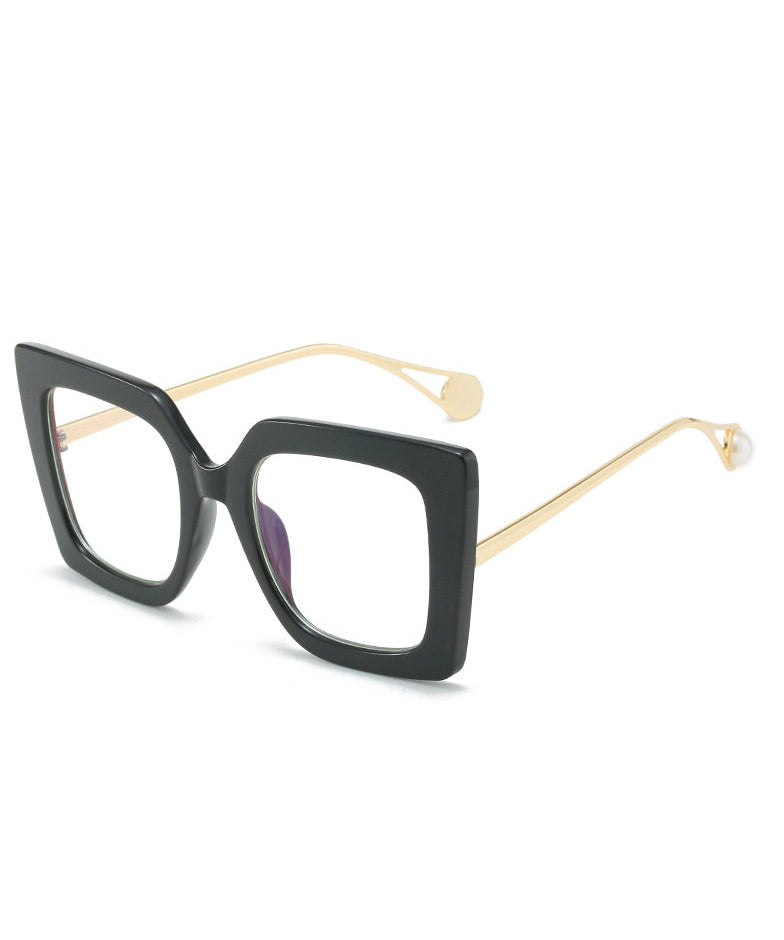 Unisex Square Sunglasses with Leopard Print 1