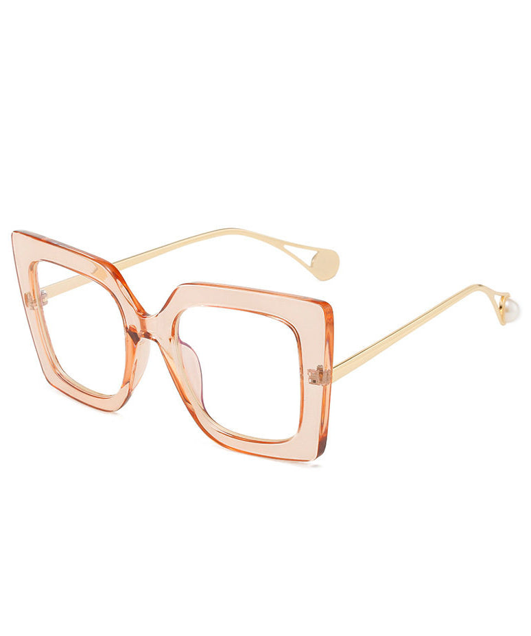 Unisex Square Sunglasses with Leopard Print 2