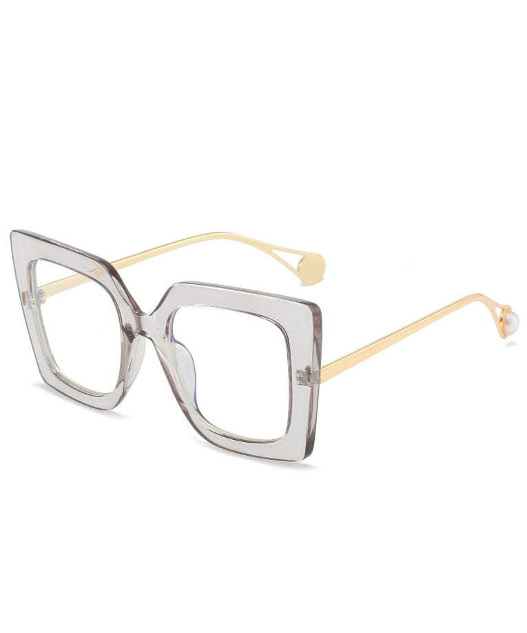 Unisex Square Sunglasses with Leopard Print 4