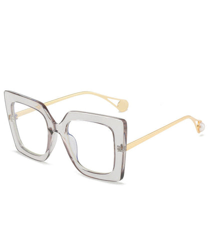 Unisex Square Sunglasses with Leopard Print 4