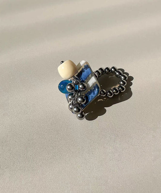 Unisex Stretch Ringe med Kvastdesign til Hverdag og Fest 0