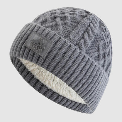 Unisex Strikket Hue Med Fold-Over Manchette 3