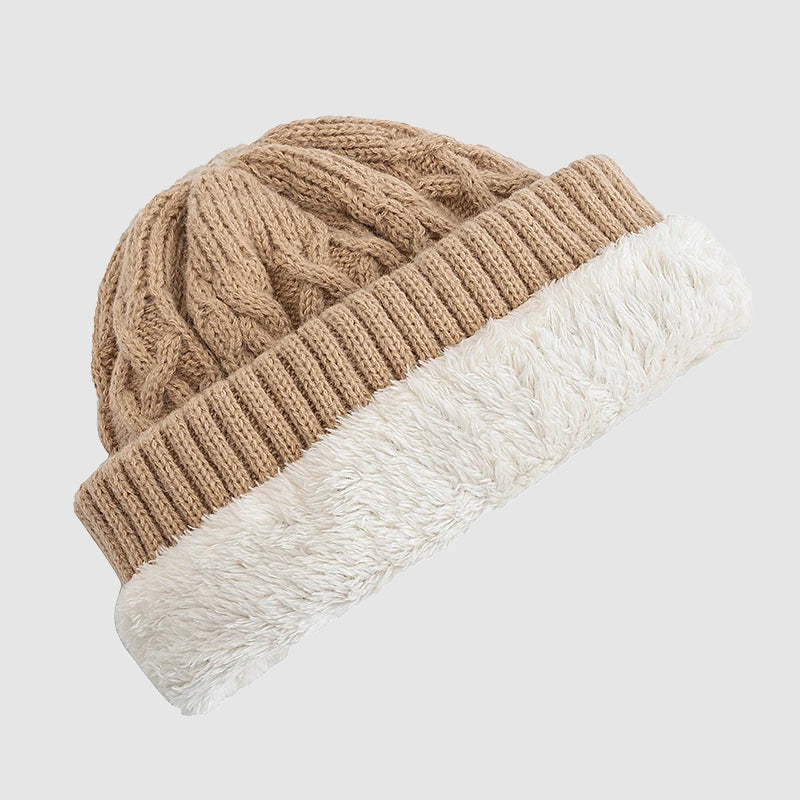 Unisex Strikket Hue Med Fold-Over Manchette 6