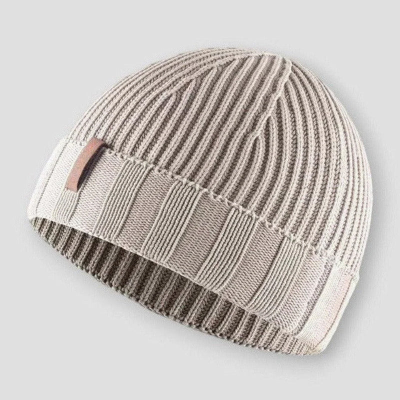 Unisex Strikket Hue med Retro Charme 1
