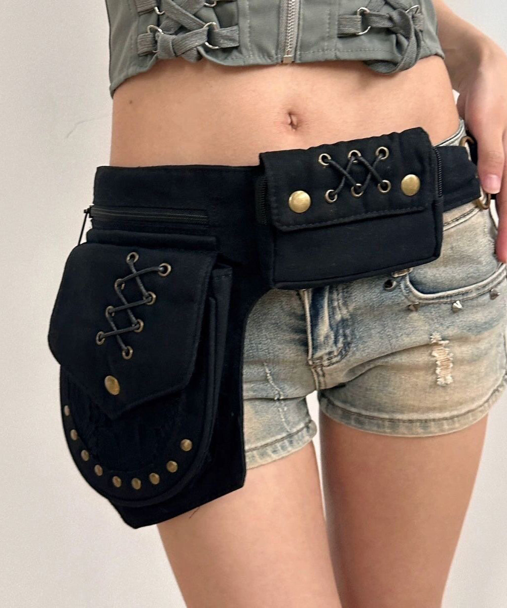 Unisex Talje Sidepakke Taske Retro Stil 1