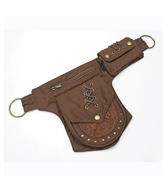 Unisex Talje Sidepakke Taske Retro Stil 4