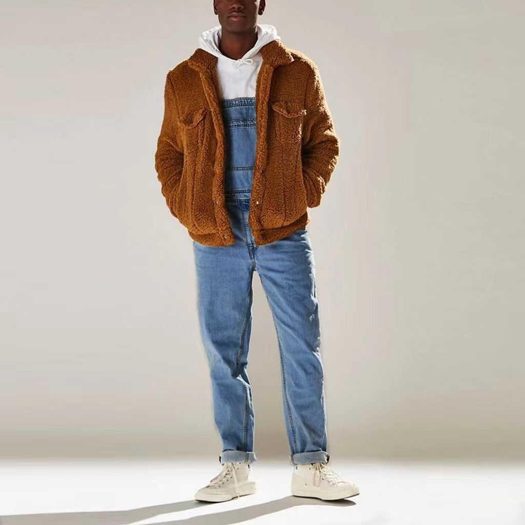 Unisex Utility Overalls Urban Style 4