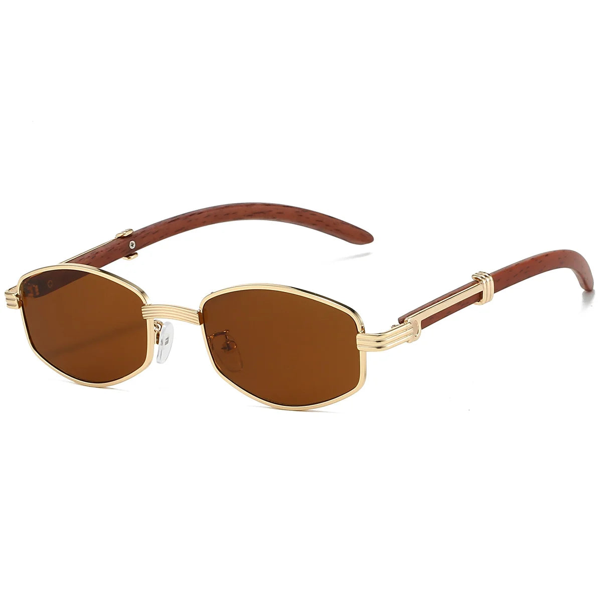 Unisex Vintage Hexagon Sunglasses 7