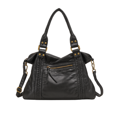 Unisex Vintage Skoletaske Hobo Stil 0