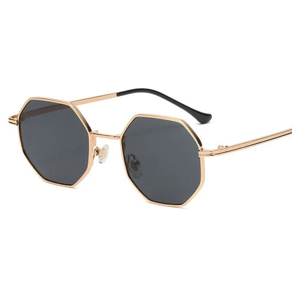 Unisex Vintage Solbriller Polygoner Retro Style 0