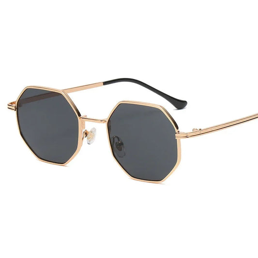 Unisex Vintage Solbriller Polygoner Retro Style 0