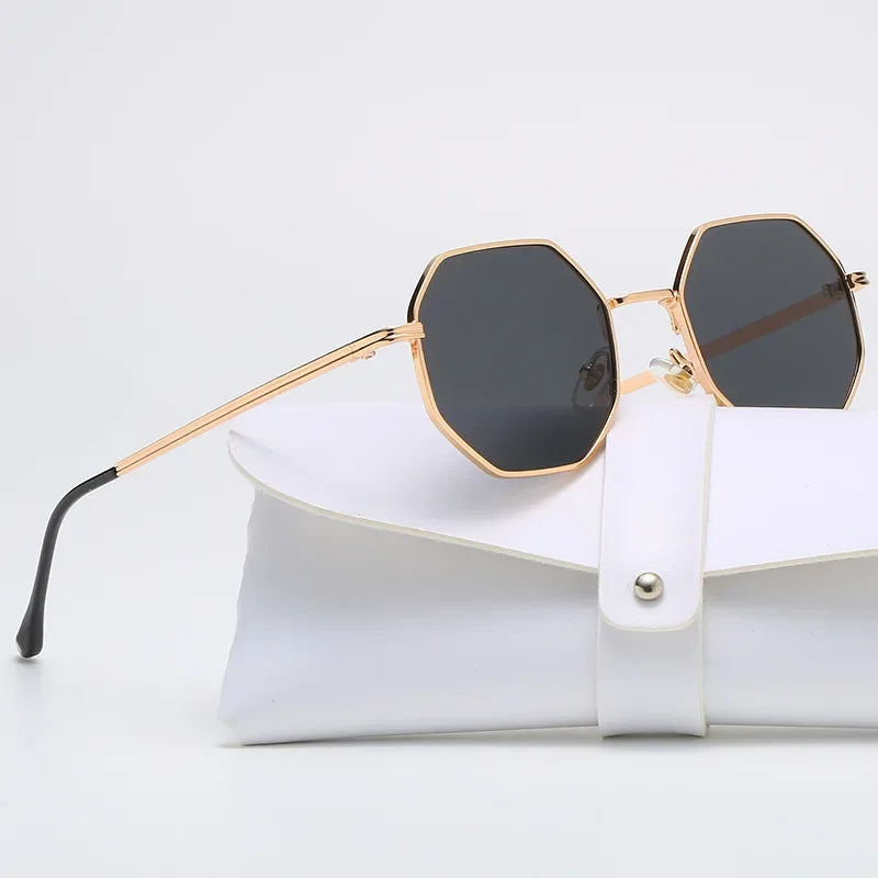 Unisex Vintage Solbriller Polygoner Retro Style 3