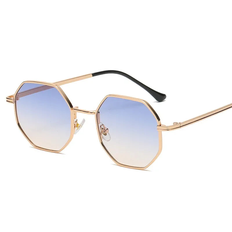 Unisex Vintage Solbriller Polygoner Retro Style 4