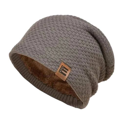 Unisex Vinter Beanie Vaffelstrik Moderne Design 0