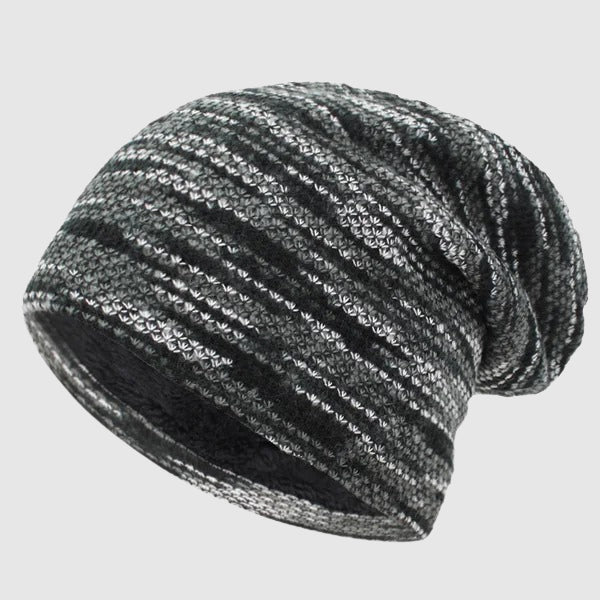 Unisex Vinterhue Med Stribet Design 1