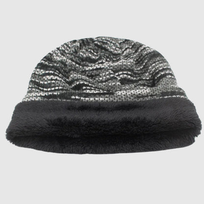 Unisex Vinterhue Med Stribet Design 6