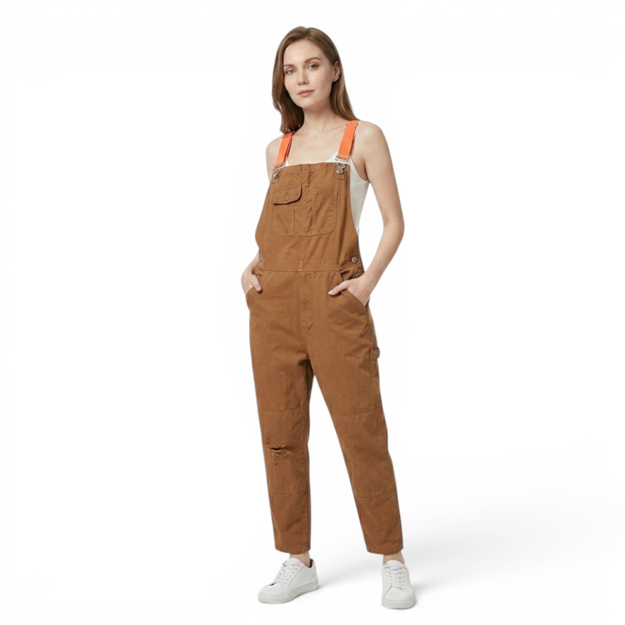 Unisex havebukser med justerbare stropper 1