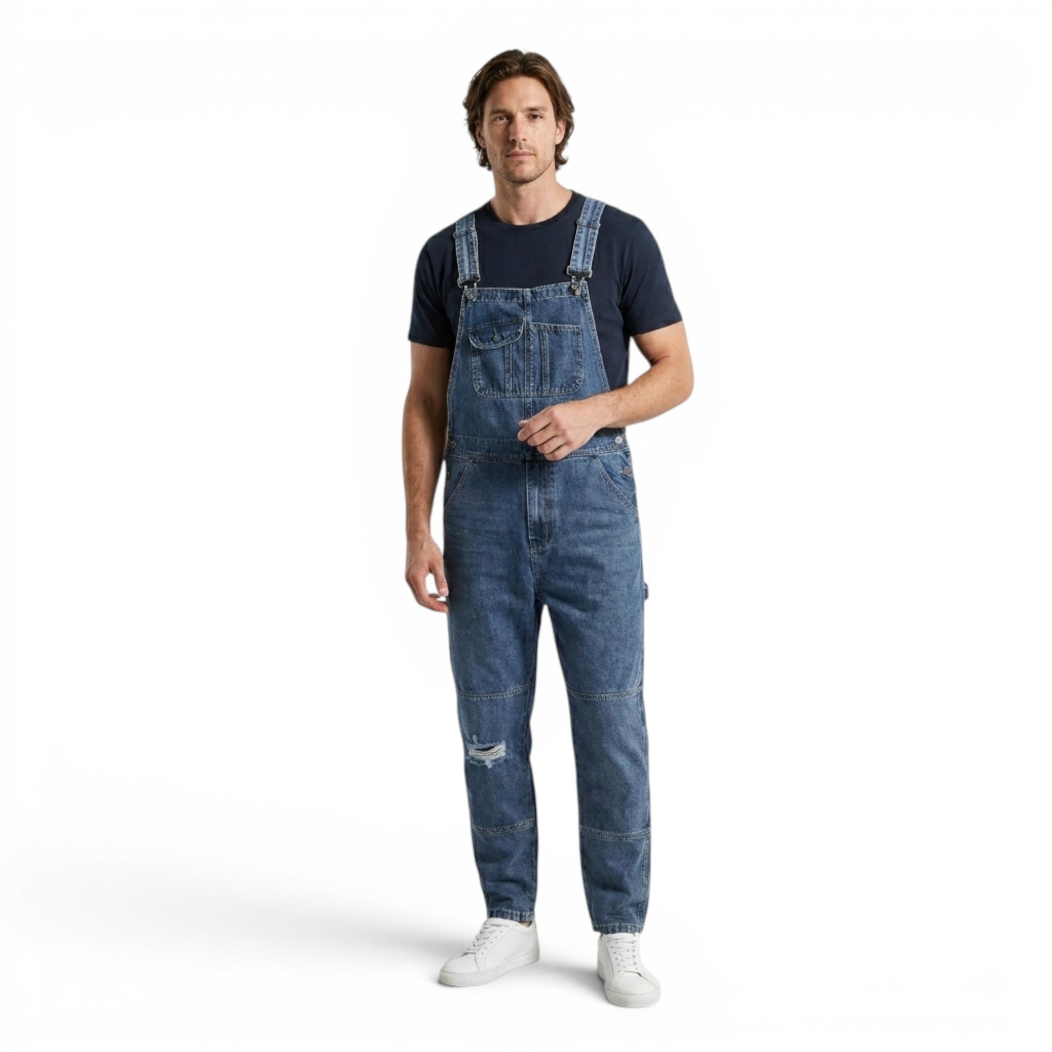 Unisex havebukser med justerbare stropper 4