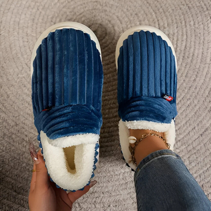 Unisex hjemmesko Bløde plys Skridsikre ergonomiske design 11