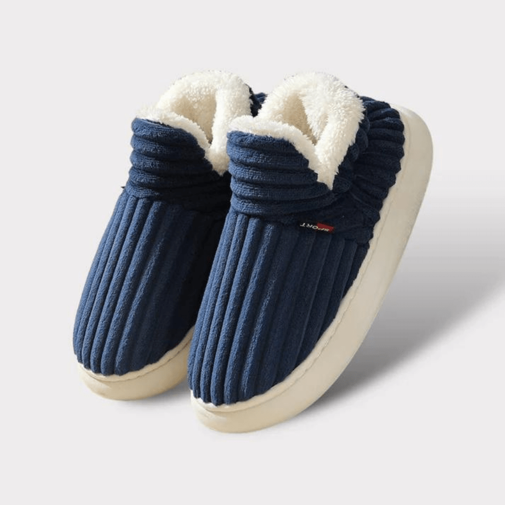 Unisex hjemmesko Bløde plys Skridsikre ergonomiske design 2